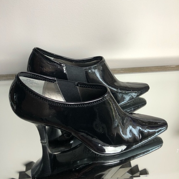 anne klein leather booties